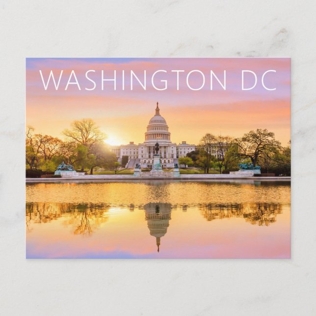 Washington DC Capitol Building Postcard (Front)