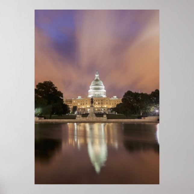 Washington DC, Capitol Building Poster (Front)