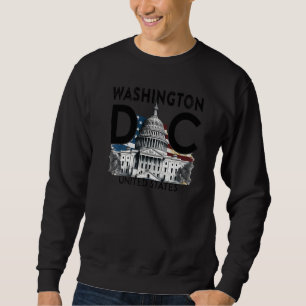 Washington DC Capitol Hill USA Souvenirs Gifts Men Sweatshirt