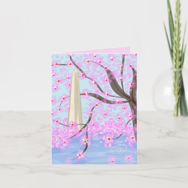 Washington, DC/Cherry Blossom Notecard (Front)