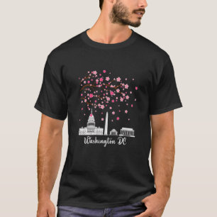Washington Dc Cherry Blossoms Monuments Men Women T-Shirt