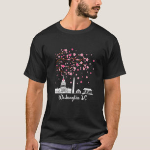 Washington Dc Cherry Blossoms Monuments Men Women T-Shirt