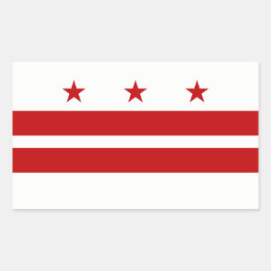 Washington DC/D.C. District Columbia United States Rectangular Sticker