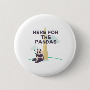 Washington Dc Family Trip Funny Panda Zoo Dc Trip 6 Cm Round Badge