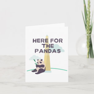 Washington Dc Family Trip Funny Panda Zoo Dc Trip Card