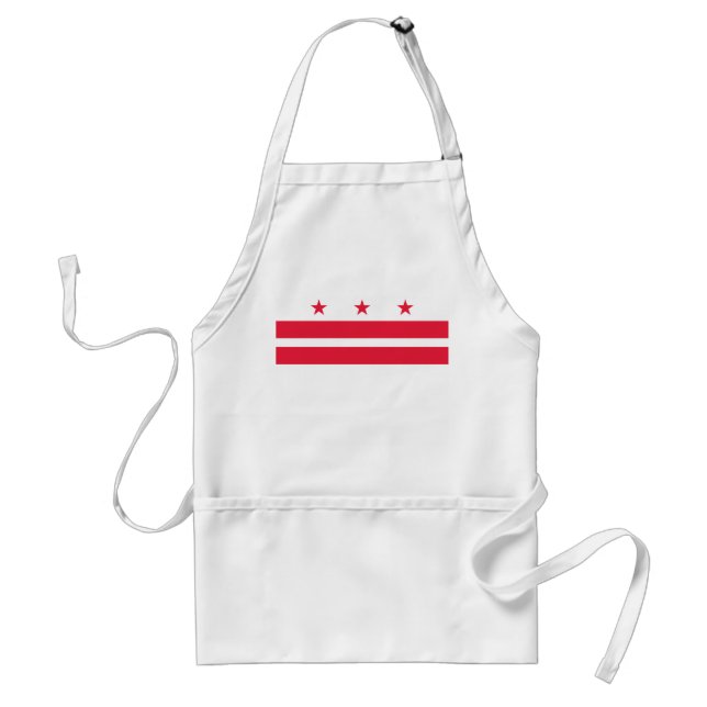 Washington DC Flag Apron (Front)