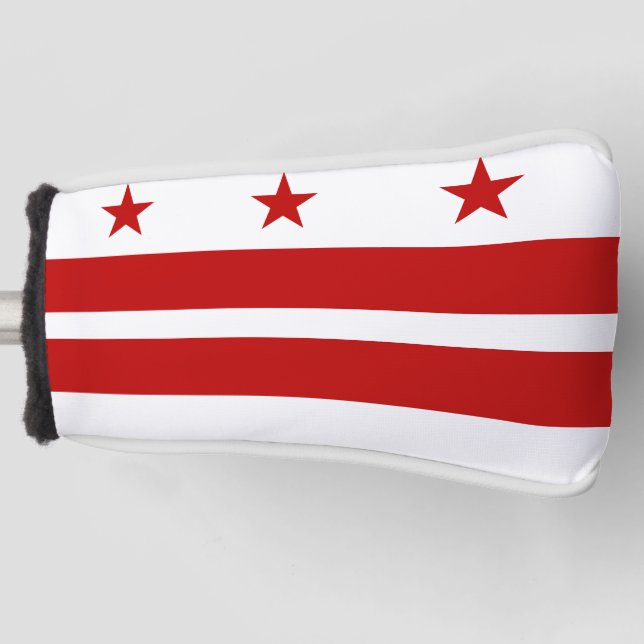 Washington DC flag Golf Head Cover (Front)
