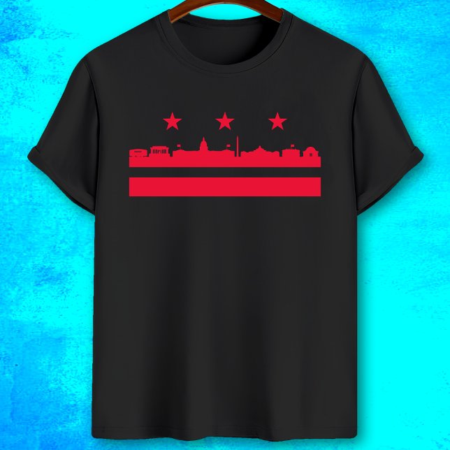 Washington DC flag landscape  T-Shirt (Creator Uploaded)