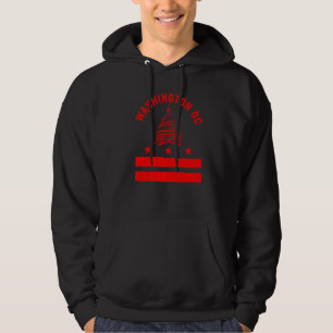 Washington Dc Flag Love Capitol Hill Souvenir Trav Hoodie