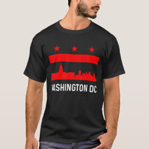 Washington Dc Flag Love Capitol Hill Souvenir Trav T-Shirt