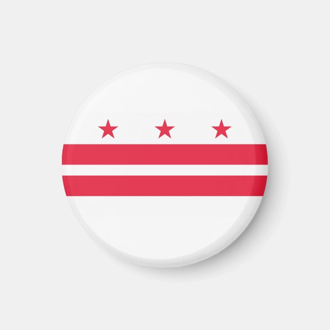 Washington DC flag Magnet (Front)