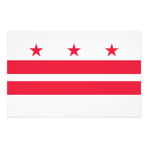Washington DC flag Photo Print