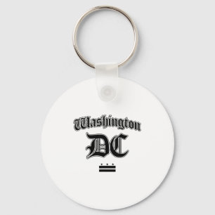 Washington Dc Flag Souvenir Key Ring