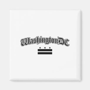 Washington Dc Flag Souvenir Men Women Kids Long Sl Magnet