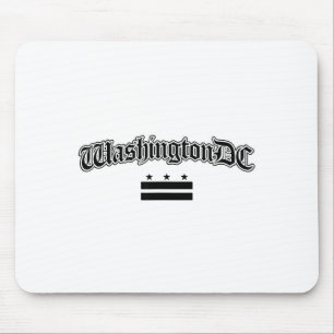 Washington Dc Flag Souvenir Men Women Kids  Mouse Pad