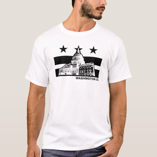 Washington DC Flag T-Shirt (Front)