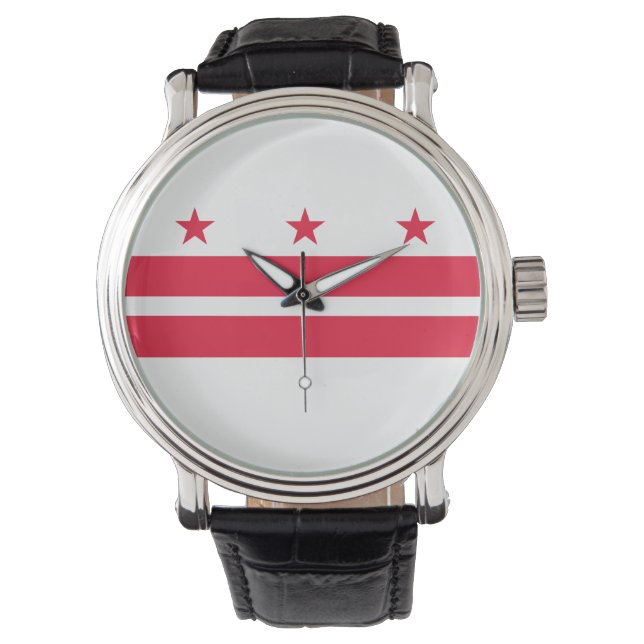 Washington DC Flag Watch (Front)