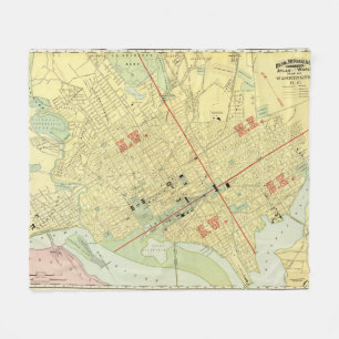 Washington, DC Fleece Blanket
