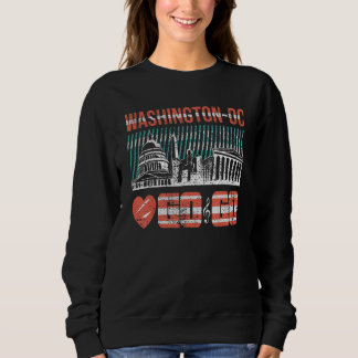 Washington DC I Love Go Go Music 3 Sweatshirt