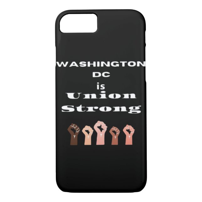 Washington DC Is Union Strong Classic - Labour Day Case-Mate iPhone Case (Back)