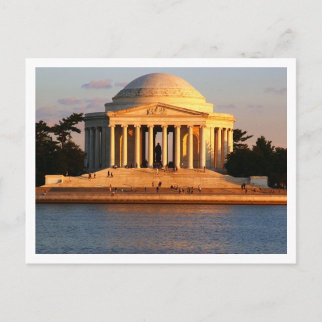 Washington DC Jefferson Memorial Postcard (Front)