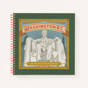 Washington DC Lincoln Memorial Notebook