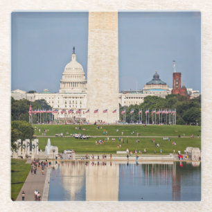 Washington DC Mall Glass Coaster