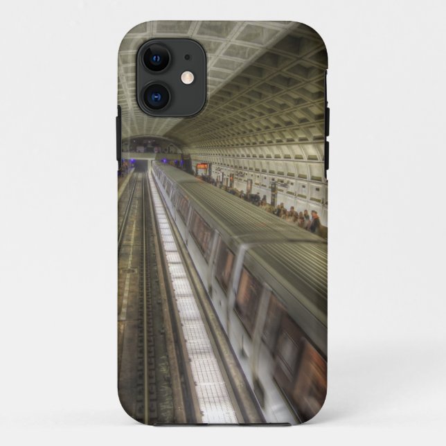 Washington DC Metro Train Station Case-Mate iPhone Case (Back)
