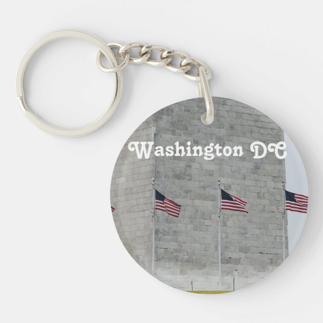 Washington DC Monument Key Ring (Front)