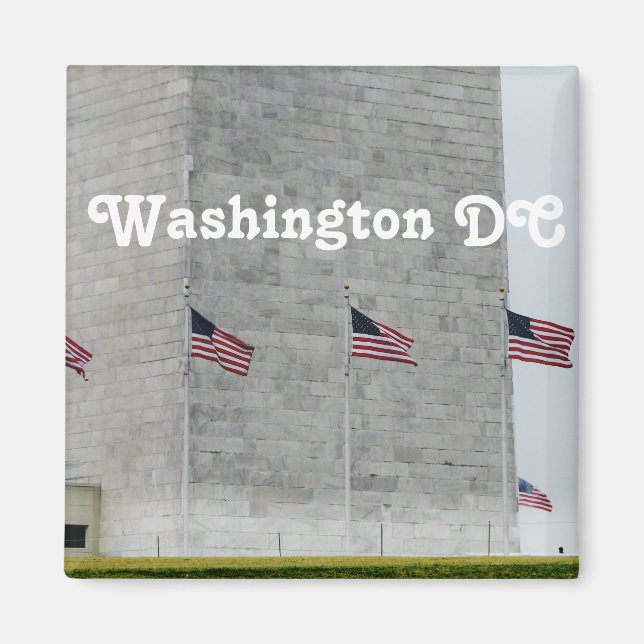 Washington DC Monument Magnet (Front)