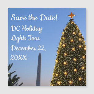Washington DC National Christmas Tree Dusk