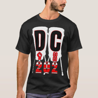 Washington DC Nations Capitol Conga Drums Go Go Mu T-Shirt