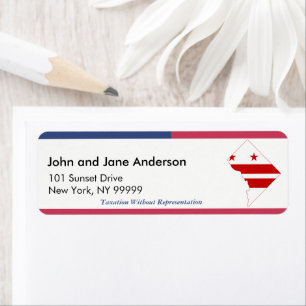 Washington DC No Representation Return Address Label