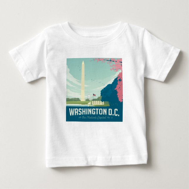 Washington DC | Our Nation's Capital Baby T-Shirt (Front)