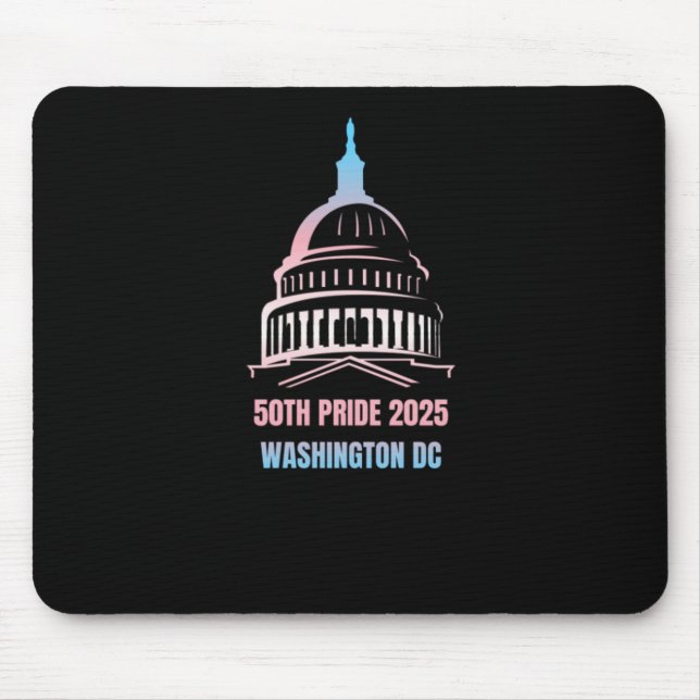 Washington Dc Pride 2025  Mouse Pad (Front)