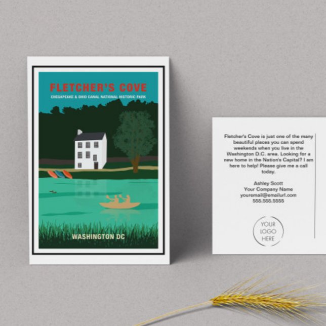 Washington DC Real Estate Agent Realtor Marketing Postcard (Creator Uploaded)