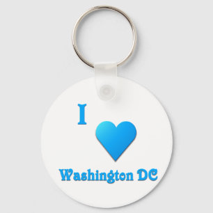 Washington DC -- Sky Blue Key Ring