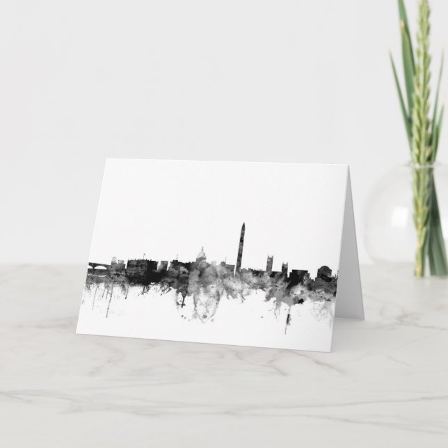Washington DC Skyline Card (Front)