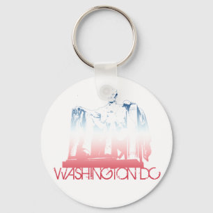 Washington DC Skyline Design Key Ring
