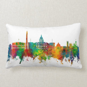 Washington DC Skyline Lumbar Cushion