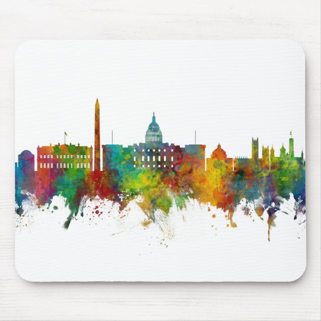 Washington DC Skyline Mouse Pad (Front)