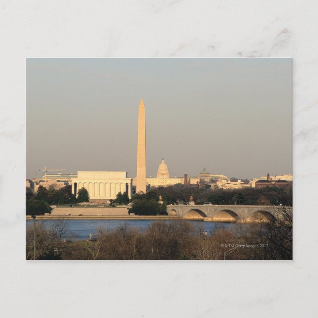 Washington DC Skyline Postcard (Front)