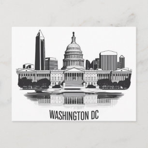Washington DC Skyline Postcard
