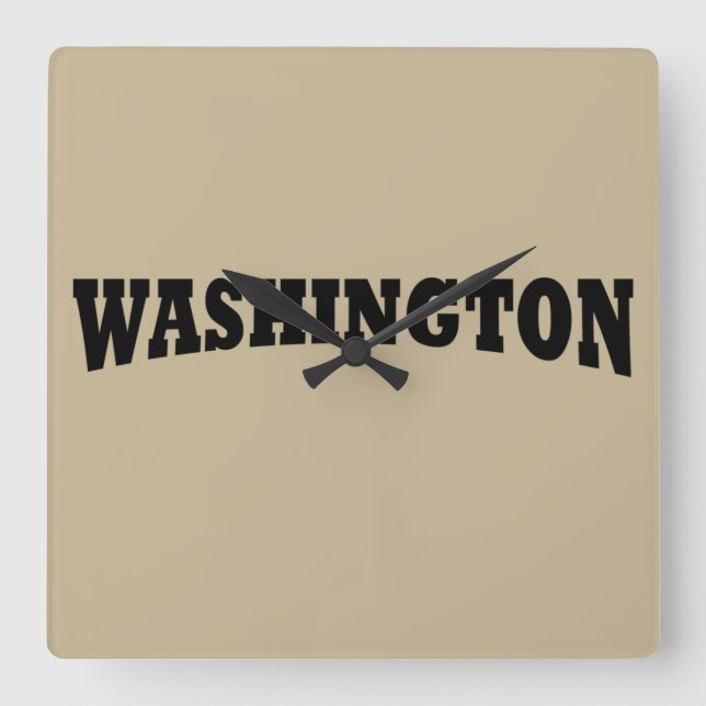 washington dc square wall clock (Front)