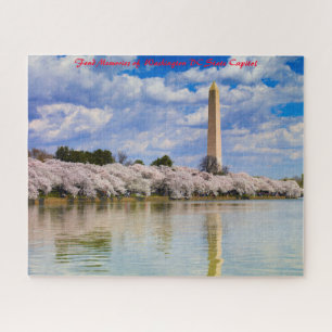 Washington DC. State Capital.Christmas Greetings J Jigsaw Puzzle