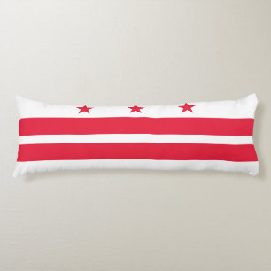 Washington DC State Flag Body Cushion