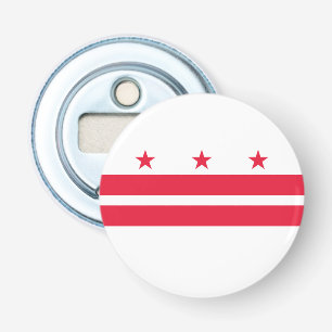 Washington DC State Flag Bottle Opener
