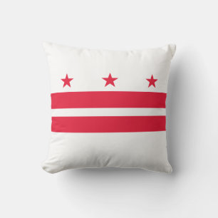 Washington DC State Flag Cushion