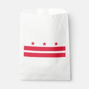 Washington DC State Flag Favour Bag