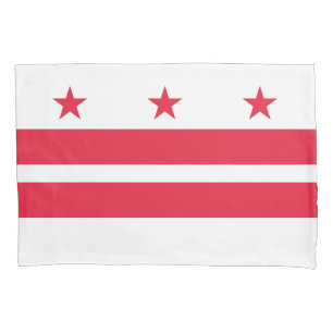 Washington DC State Flag Pillowcase